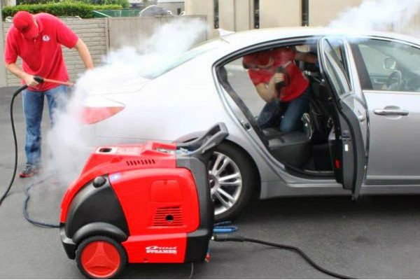 Công nghệ rửa xe ô tô bằng máy hơi nước nóng